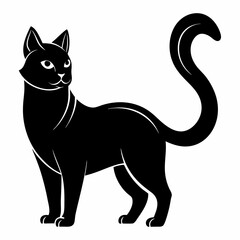 American Curl Black silhouette