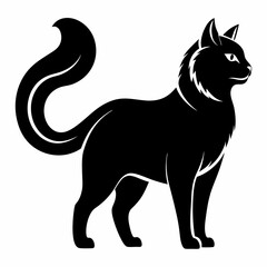 American Curl Black silhouette