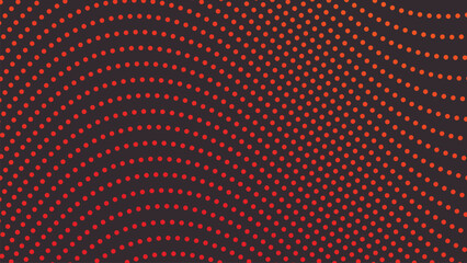 Orange polkadot abstract background vector image