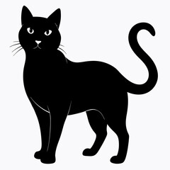 Burmilla Black silhouette
