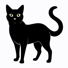 Burmilla Black silhouette