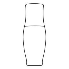 Cosmetic product. Outline isolated on white background. Vector illustration