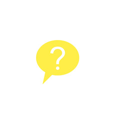 Question mark icon set, FAQ questions symbol on a white background.