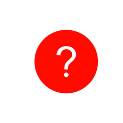 Question mark icon set, FAQ questions symbol on a white background.