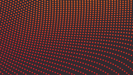 Orange polkadot abstract background vector image