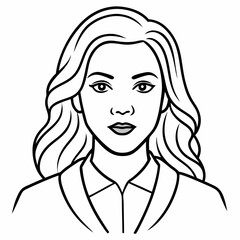 Mean girls character  Silhouette Vector Illustration