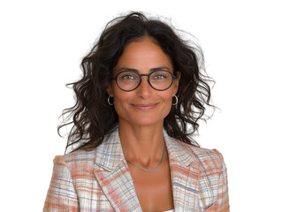 Obraz premium portrait of a woman with glasses