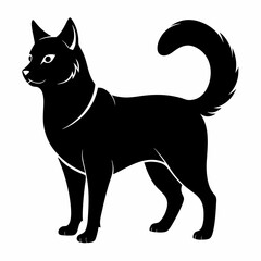Japanese Bobtail Black silhouette