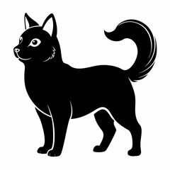Japanese Bobtail Black silhouette