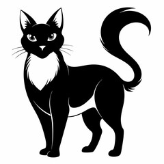 Japanese Bobtail Black silhouette