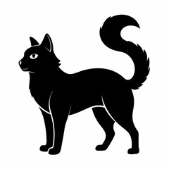 Japanese Bobtail Black silhouette