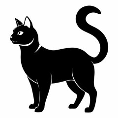 Japanese Bobtail Black silhouette