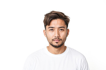 Obraz premium Portrait of a Serious Young Man