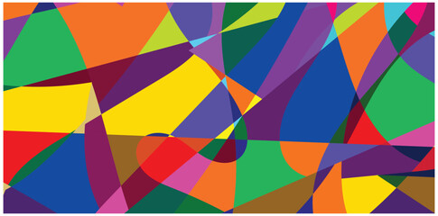 Abstract colorful psychedelic pop art background for summer