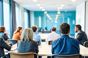 Business Meeting Back View