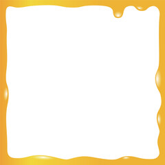 とろりと垂れるはちみつのフレーム