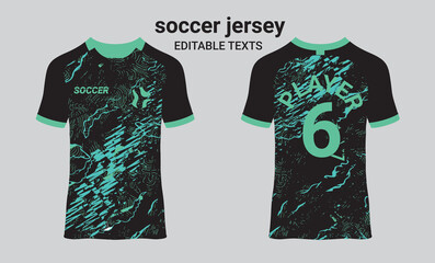 Modern jersey template sport t-shirt design for racing