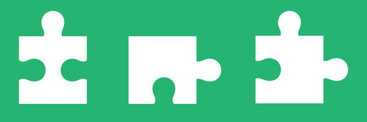 Fototapeta premium Puzzle icon. Simple illustration of puzzle vector icon for web design on isolated background .Vector illustration. 