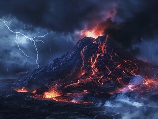 Volcano Lightning Bolt