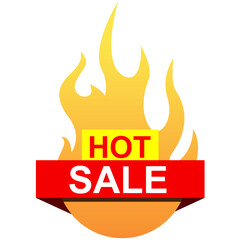 hot sale promotional labels templates banner Special offer with flame shopping day promotion, online shopping, special Offer coupon, voucher, banner template, websites, social media advertising..