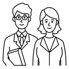 Teachers Day  Silhouette Vector Illustration