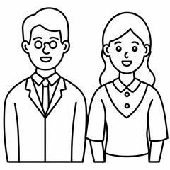 Teachers Day  Silhouette Vector Illustration