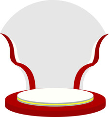 Podium Indonesian Independence Day Decoration