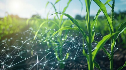 Real-time data analysis, sugarcane growth, smart farming, tech interface
