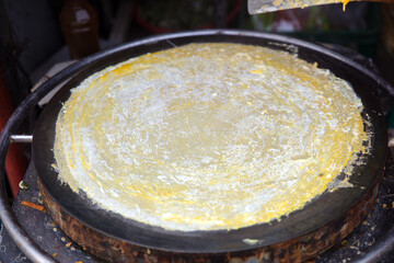 Traditional Shandong pancake making