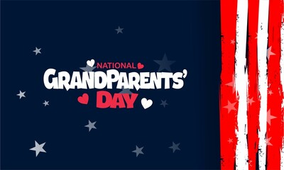 National Grandparents  day  .   vector illustration