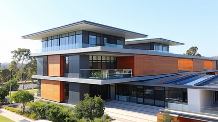 Contemporary architecture has flowing lines, a lot of glass, and imaginative designs.
