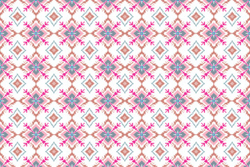 Nature vintages geometric pixel art pattern ,ethnic, seamless pattern,vector,, perfect for fabric print ,cloth ,dress ,carpet, curtains, blanket, rug, women carpet fabric,wallpaper ,background