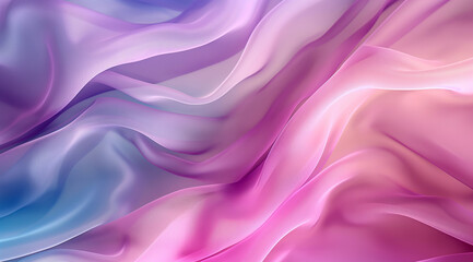 Obraz premium A beautiful and colourful abstract background with soft pink, purple, and blue gradient colors