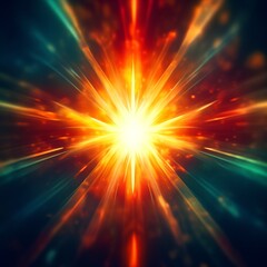 background with rays