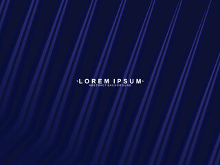 Premium background design with diagonal dark blue stripes pattern. Vector horizontal template for digital luxury business banner, contemporary formal invitation, voucher, prestigious gift certificate.