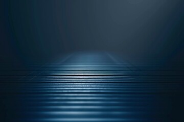 Obraz premium A Dark Blue Textured Surface with a Light Source in the Distance