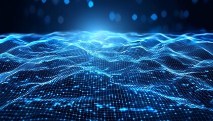 無数に存在、テクノロジー、光り輝く、躍動感、スタイリッシュ Generated by AI