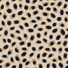 Neutral Colour Abstract Brush Strokes Seamless Pattern Design