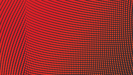 Red polkadot background abstract for backdrop or presentation