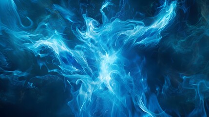 Fototapeta premium blue flame