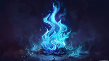 blue flame