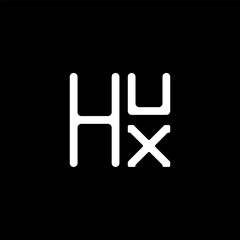 HUX letter logo vector design, HUX simple and modern logo. HUX luxurious alphabet design