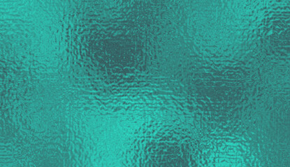 Blue Foil Texture Background with Glass Effect or sea blue glass texture