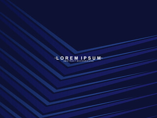 Premium background design with diagonal dark blue stripes pattern. Vector horizontal template for digital luxury business banner, contemporary formal invitation, voucher, prestigious gift certificate.