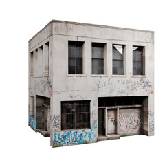 a old building transparent 