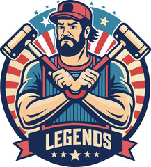 Happy Labor Day Editable T-shirt Vector 