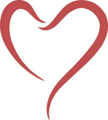 A Heart Form Vector Element