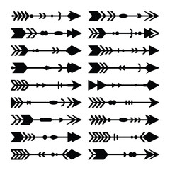  Set of arrow vector