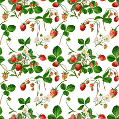 Strawberry Meadow for wrapping for gifts and Textiles