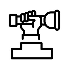 19 success line icon illustration vector graphic